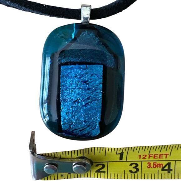 Blue Pendant Necklace Beautiful Elegant Ocean‎ - Picture 5 of 5